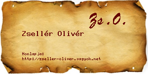 Zsellér Olivér névjegykártya